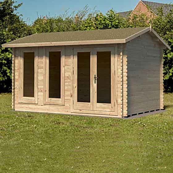 Forest Chiltern 4m x 3m Log Cabin (34mm)