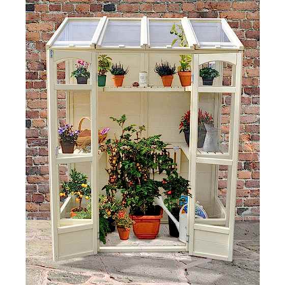 Victorian Tall Wall Greenhouse