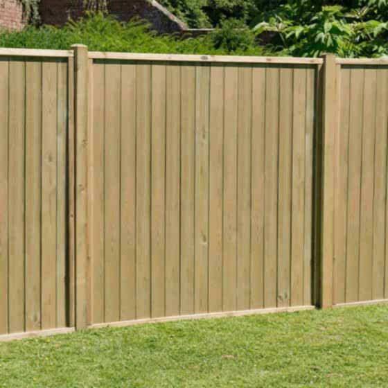 6ft (1.83m) High Forest Vertical Tongue and Groove Fence Panel