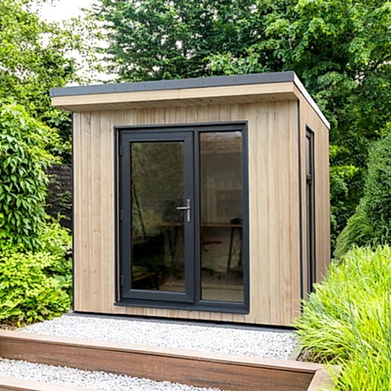 Forest Xtend 2.5 Insulated Garden Office 2.54m x 2.9m (97mm) 8'4 x 9'6