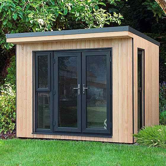 Forest Xtend 3+ Insulated Garden Office 2.98m x 2.9m (97mm) 9'9 x 9'6