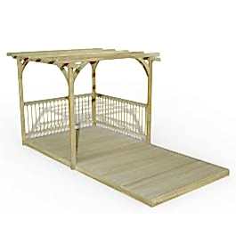 8' x 16' Forest Pergola Deck Kit No. 5 (2.4m x 4.8m)