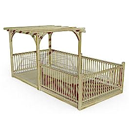 8' x 16' Forest Pergola Deck Kit No. 13 (2.4m x 4.8m)