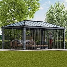 Palram Canopia Gazebo Netting Set for Dallas 6100 Garden Gazebo