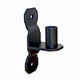 Panacea Triple Arch Black Metal Fence Wall Mount Bracket (2 Pack)