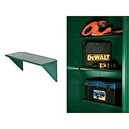 Asgard 2 x Metal Wall Store Shelf