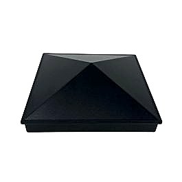 150mm x 150mm Aluminium Cap - Black