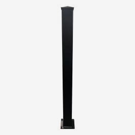 150mm x 3000mm Aluminium Post - Black