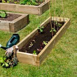 Forest Caledonian Long Raised Bed 1'6 x 6' (0.45m x 1.8m)