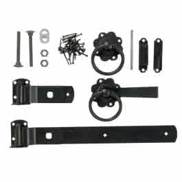 Forest Dome Gate Fittings - Black