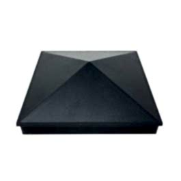 150mm x 150mm Aluminium Cap - Grey