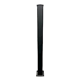 100mm x 2400mm Aluminium Post -  Grey