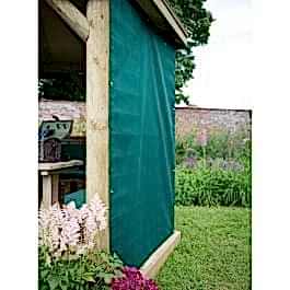 Green Gazebo Curtains