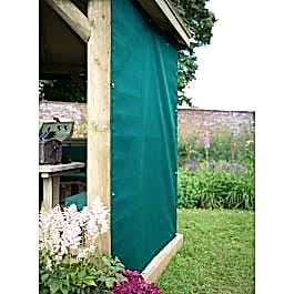 Green Gazebo Curtains