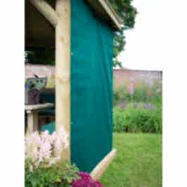 Green Gazebo Curtains