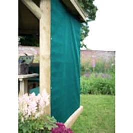 Green Gazebo Curtains