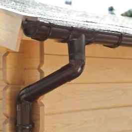 Palmako Rain Gutter for Flat Roof - 5000mm