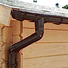 Palmako Rain Gutter for Gable Roof - 6000mm