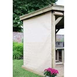 Cream Gazebo Curtains