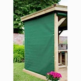 Green Gazebo Curtains