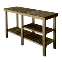 Forest Shed and Garage Wooden Workbench 3'11 x 1'4 (1.2m x 0.4m)