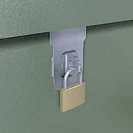 Hasp and Padlock Pair 
