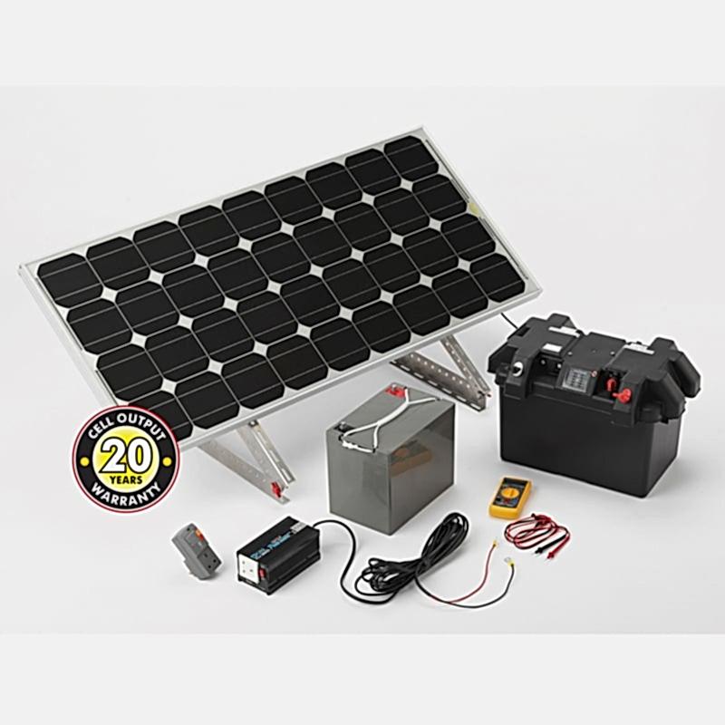Solar Power Station 120W Technical Drawing