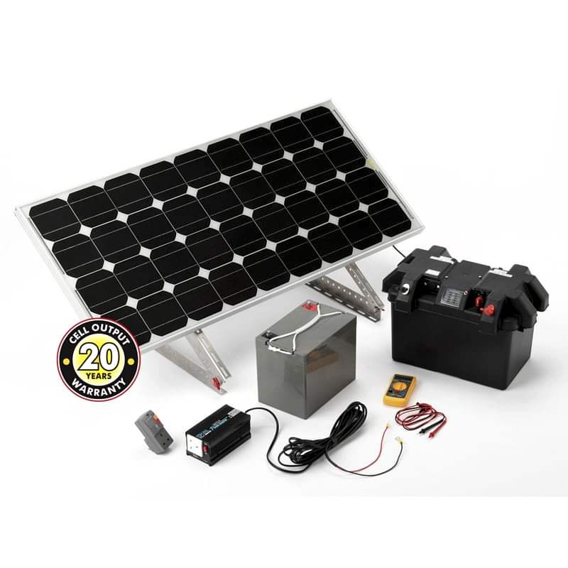 Solar Power Station 150W Technical Drawing