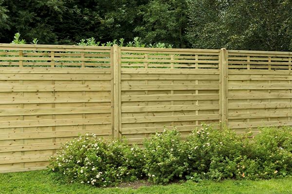 a decorative fence panel