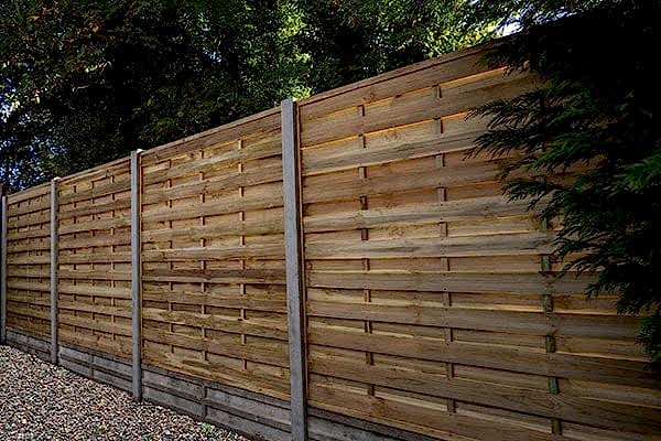 Forest 6 x 6 Pressure Treated Decorative Flat Top Fence Panel