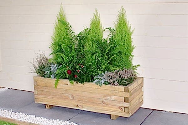 Forest Agen Wooden Garden Planter 3x1