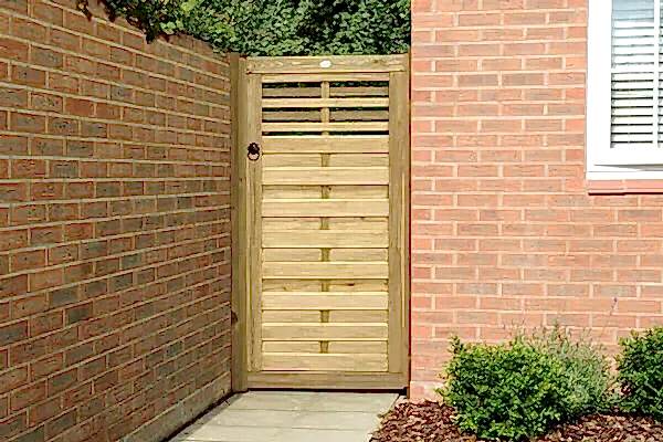 a photo of one of the gate types on our list of gate design ideas including types of gates, styles of gates and types of garden gates