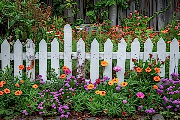 if you're looking to add curb appeal with a picket fence like this, then you'll be adding up the cost of a picket fence including picket fence cost and picket fence installation costs