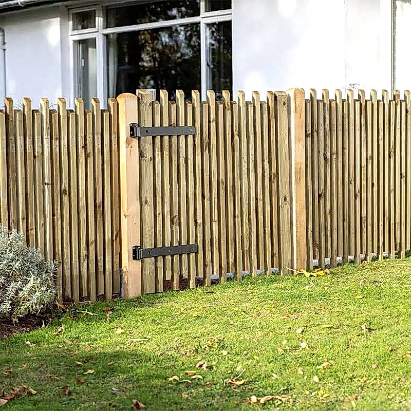 This is one of the designs for wooden garden gates on our list of wooden garden gate ideas