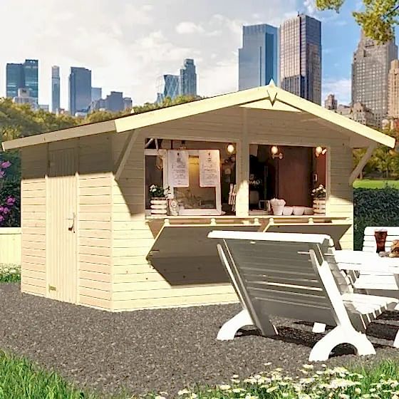 This image shows one of our outdoor bar ideas which include outdoor bar areas, best outdoor bar, outside bar areas and bars in your garden
