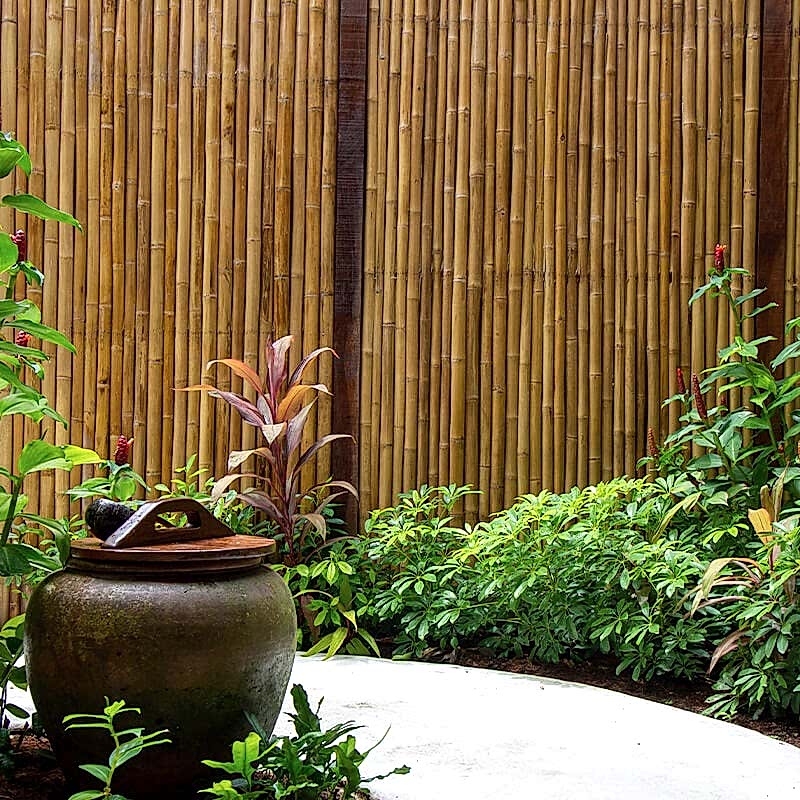 a photo of some eco-friendly fence panels that are made using sustainable fence materials to create eco-friendly fencing