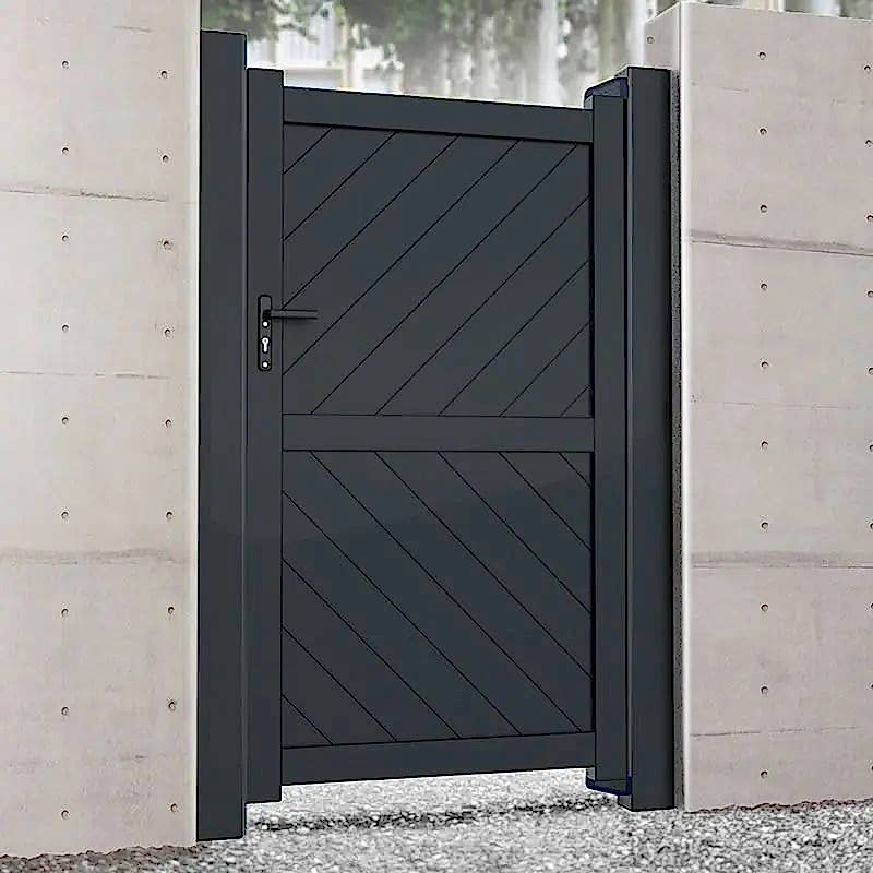 a photo of one of the gate types on our list of gate design ideas including types of gates, styles of gates and types of garden gates