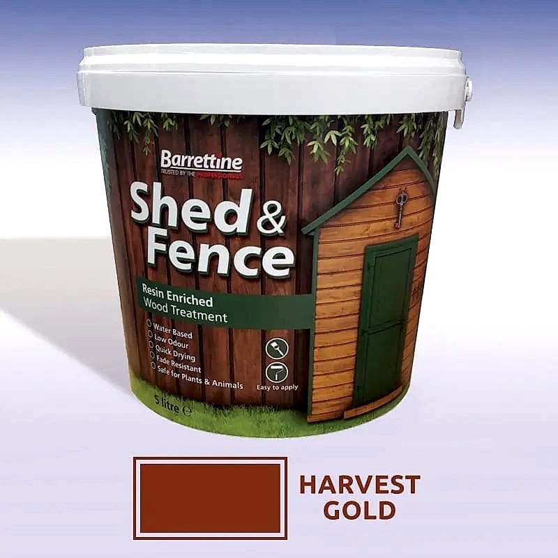 a tub of barrettine treatment that would be recommended for fixing a fence or for fence panel replacement