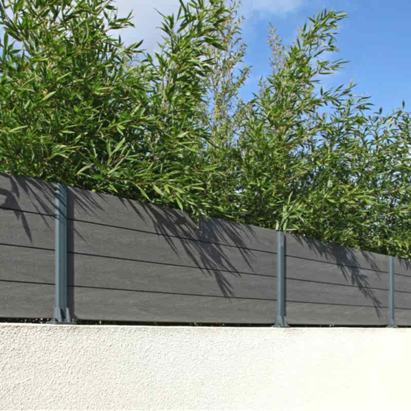 composite is a great garden fence design for sustainability