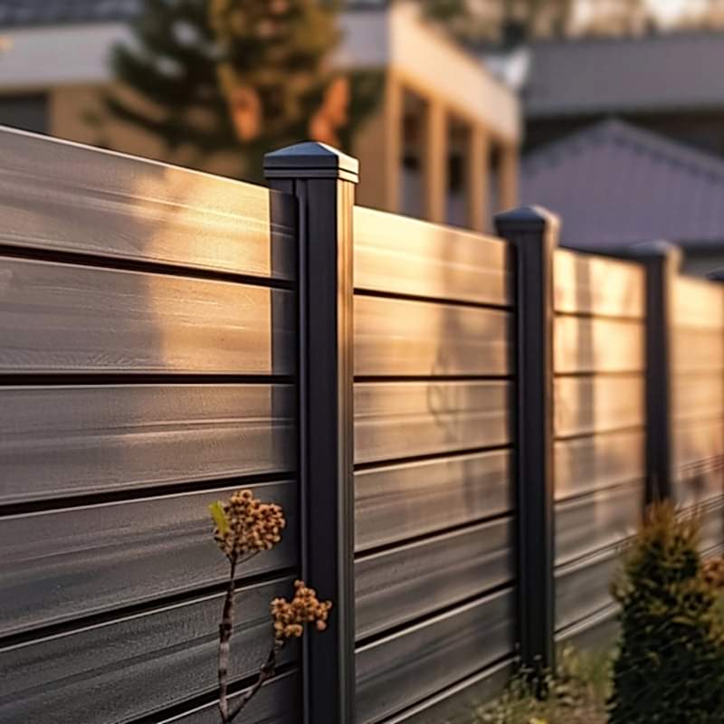 Composite Fencing is one of our economic fencing options