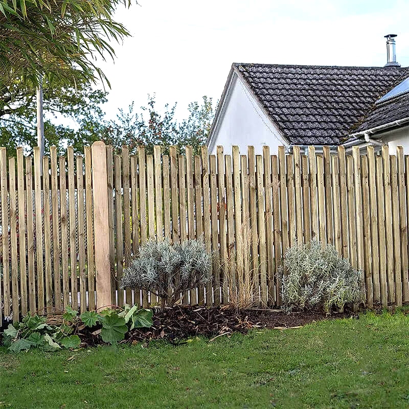 This image shows one of our allotment fence ideas which include allotment fence and allotment fencing