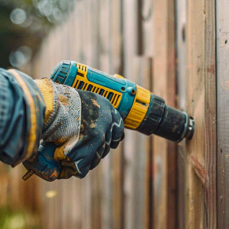 Here is an image showing fencing tools and equipment that can be found on our fencing tools list which includes garden fencing tools, garden fencing equipment and tools needed to build a wooden fence