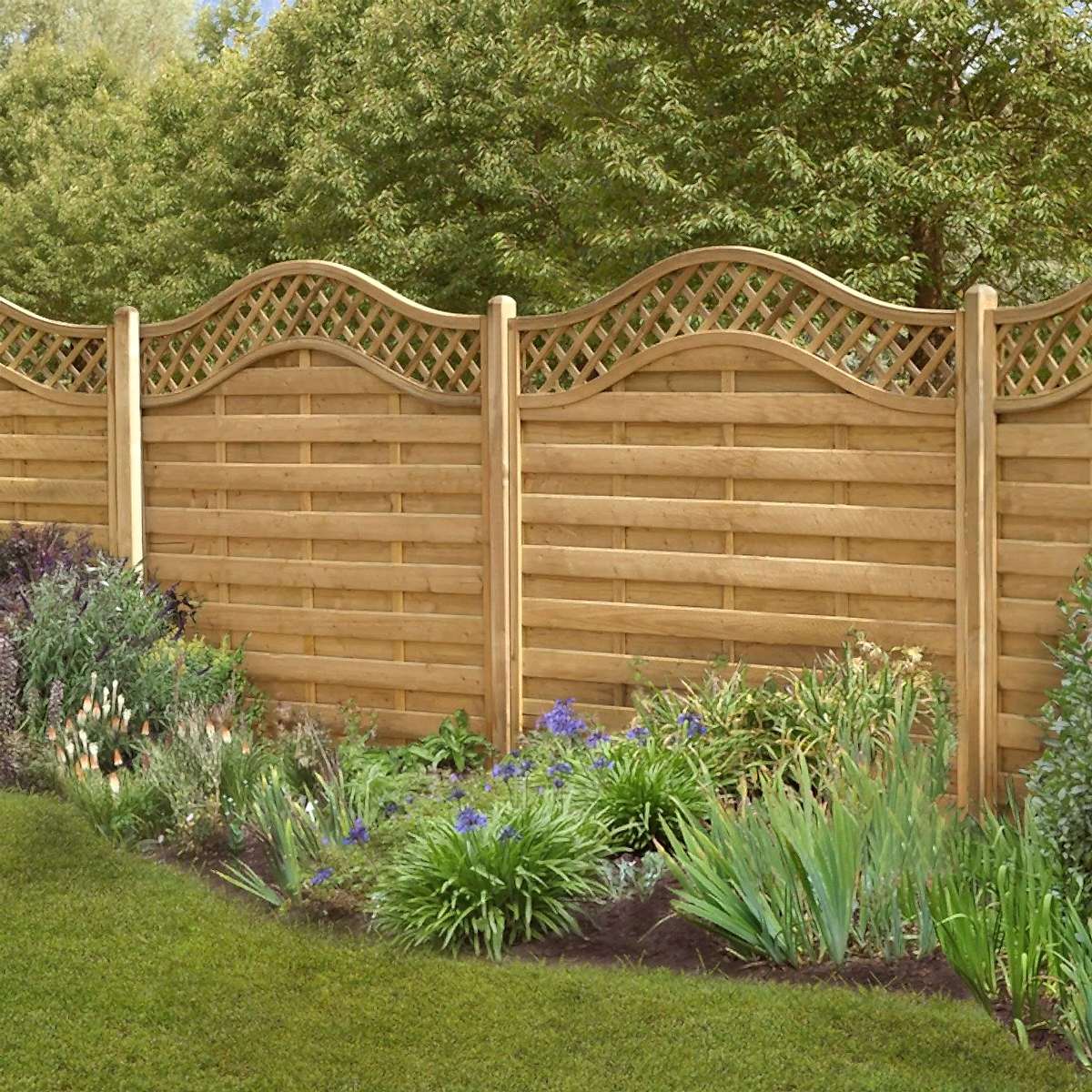 Forest 6' x 6' Paloma Decorative Fence Panel