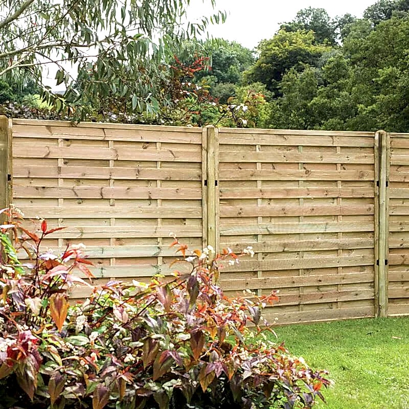 a photo of some eco-friendly fence panels that are made using sustainable fence materials to create eco-friendly fencing