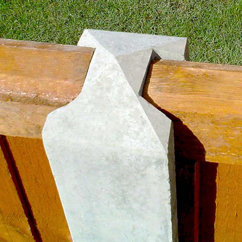 Concrete fence post Concrete fence post