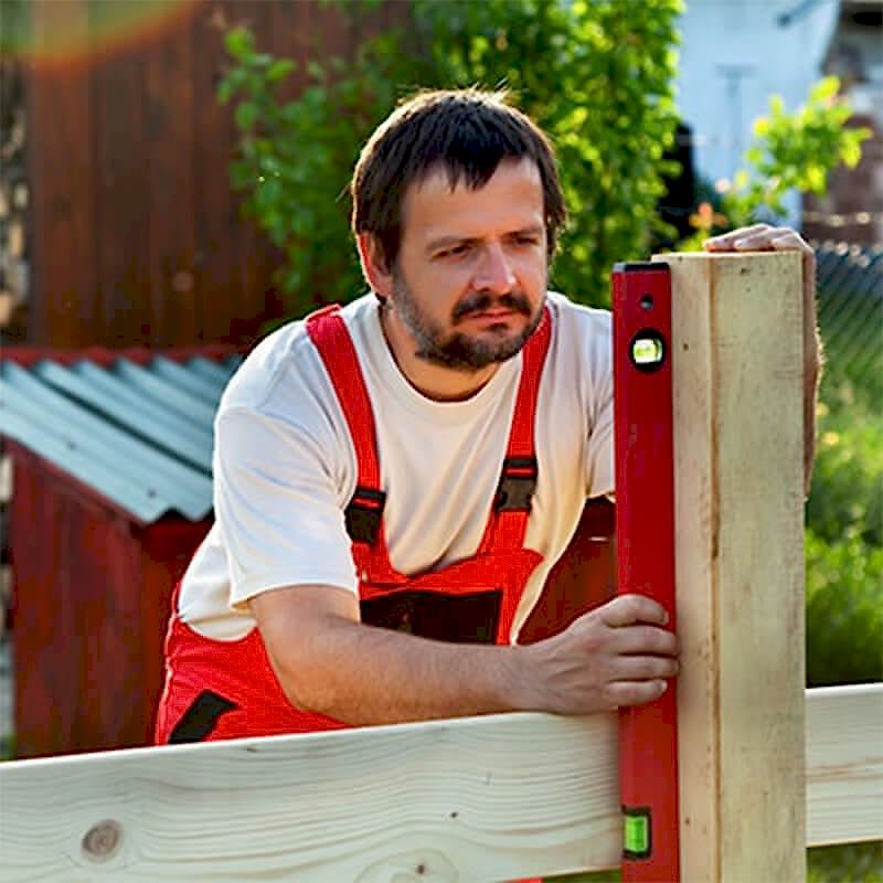 This image shows one of our allotment fence ideas which include allotment fence and allotment fencing