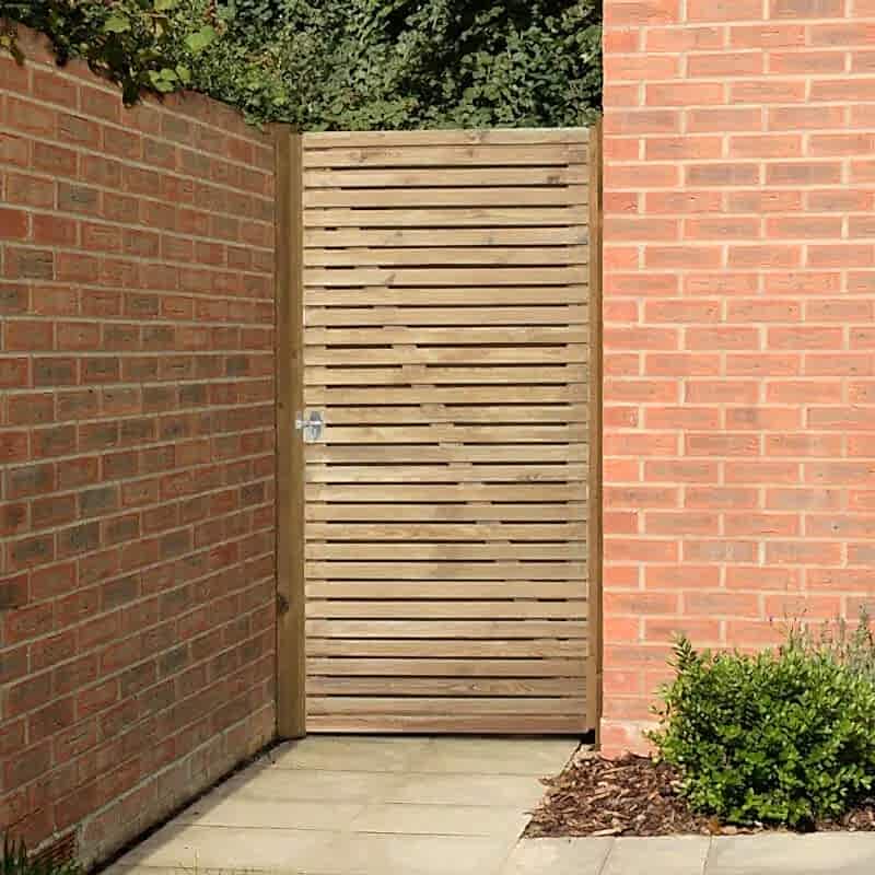 a photo of one of the gate types on our list of gate design ideas including types of gates, styles of gates and types of garden gates