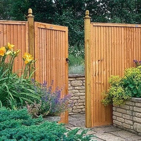 a photo of one of the gate types on our list of gate design ideas including types of gates, styles of gates and types of garden gates