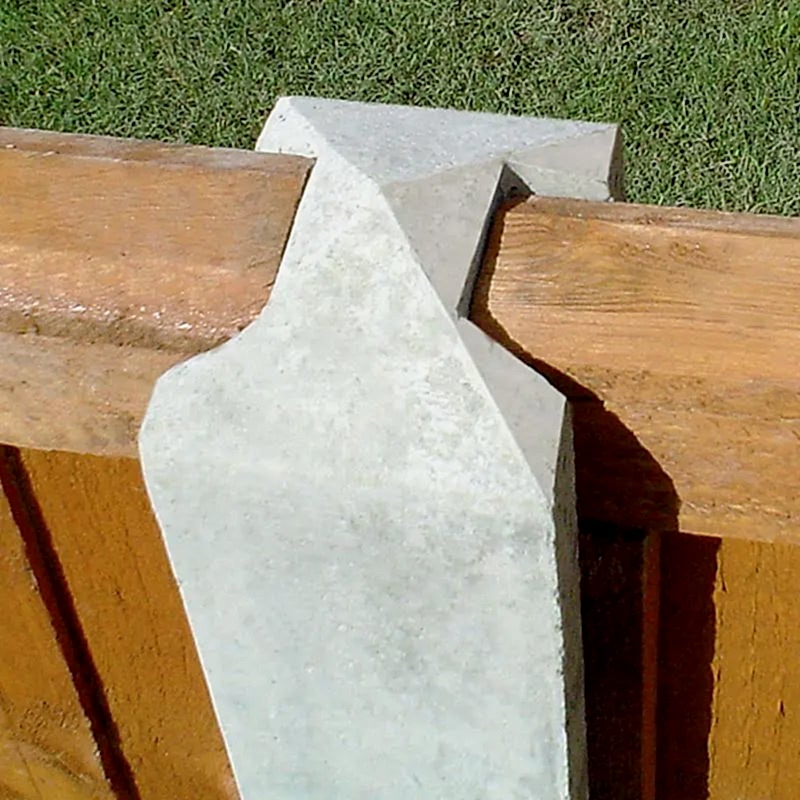 this fence post is perfect for installing a fence on a slope