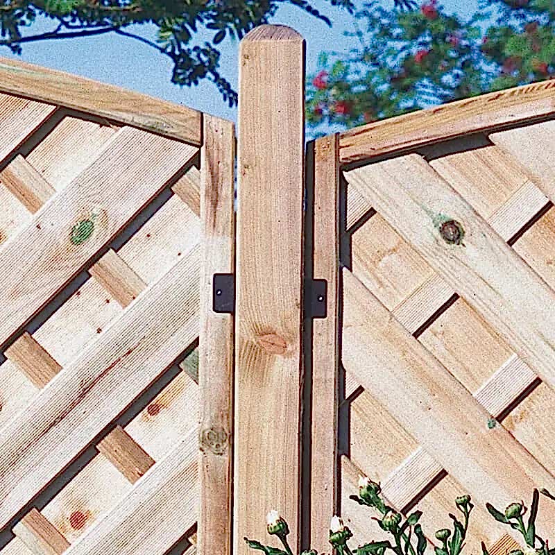 treated wooden fence posts are long lasting fence posts, the treatment helps to prevent fence post rot